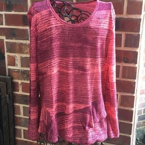 Lucky Brand Ruffle Print Top